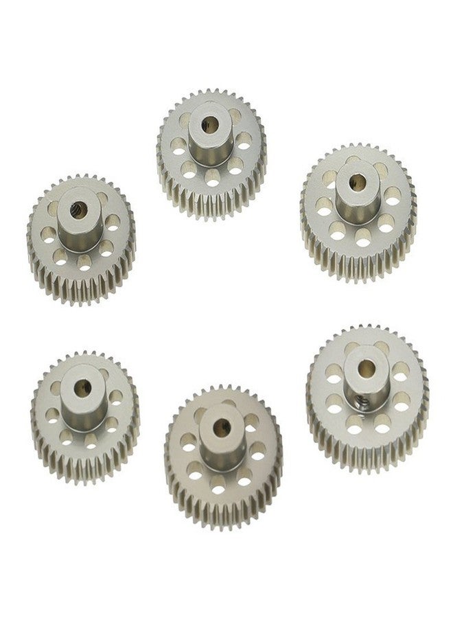 KingVal Replacement 6PCS 48DP 3.175mm 36T 37T 38T 39T 40T 41T Aluminium Pinion Motor Gear Combo Compatible with 1/10 RC Car Brushed Brushless Motor - Image 3